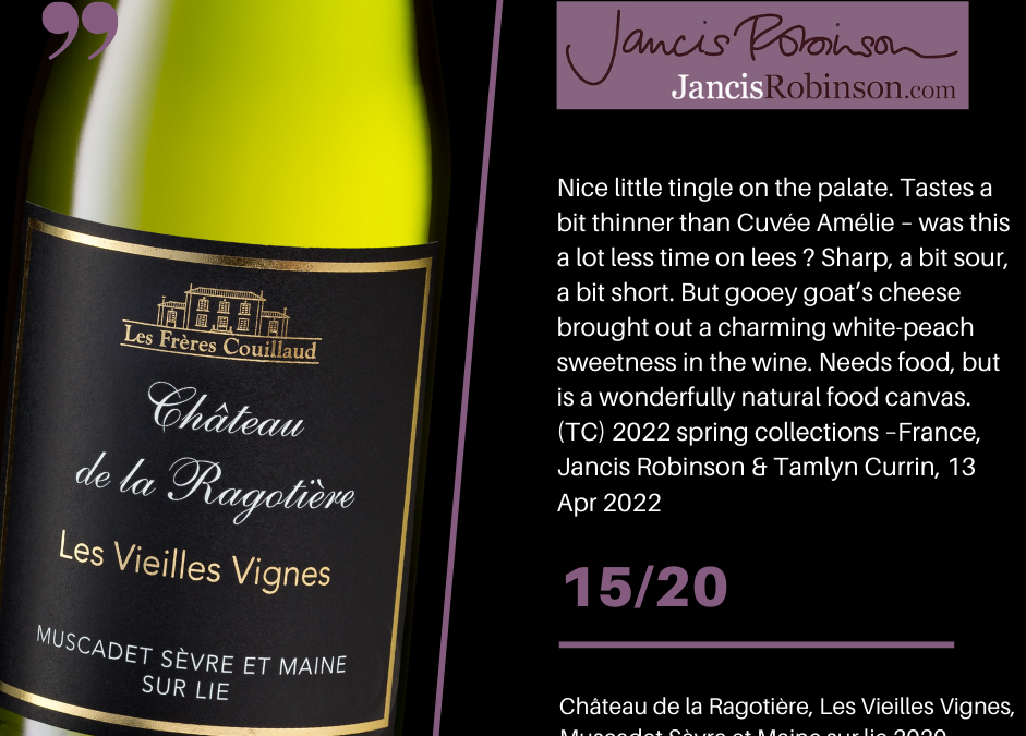 Jancis Robinson – Avril 2022